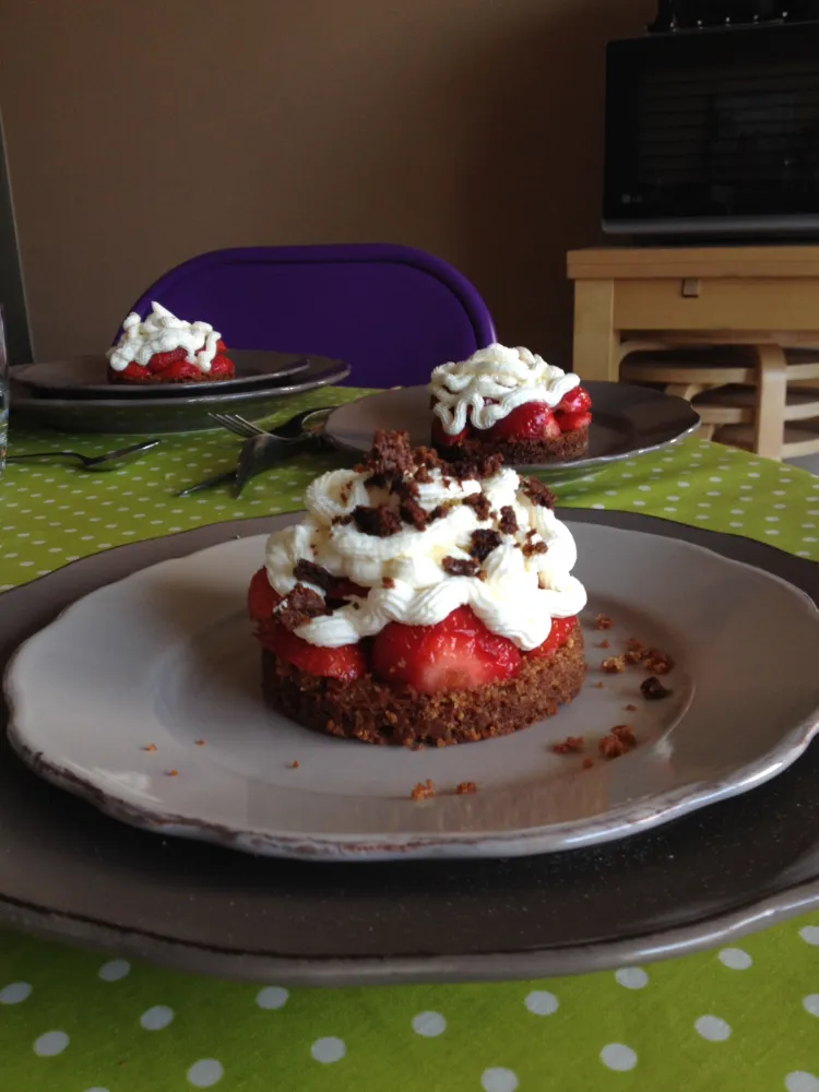 Tartelette aux fraises revisitée