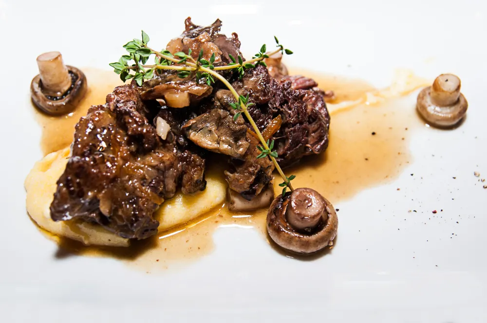 Rôti de veau en cocotte aux champignons au Thermomix