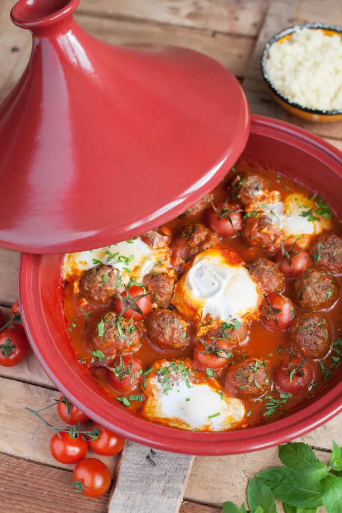 Keftas au coulis de tomates frais