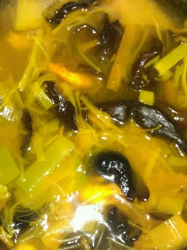 Soupe chinoise aux crevettes