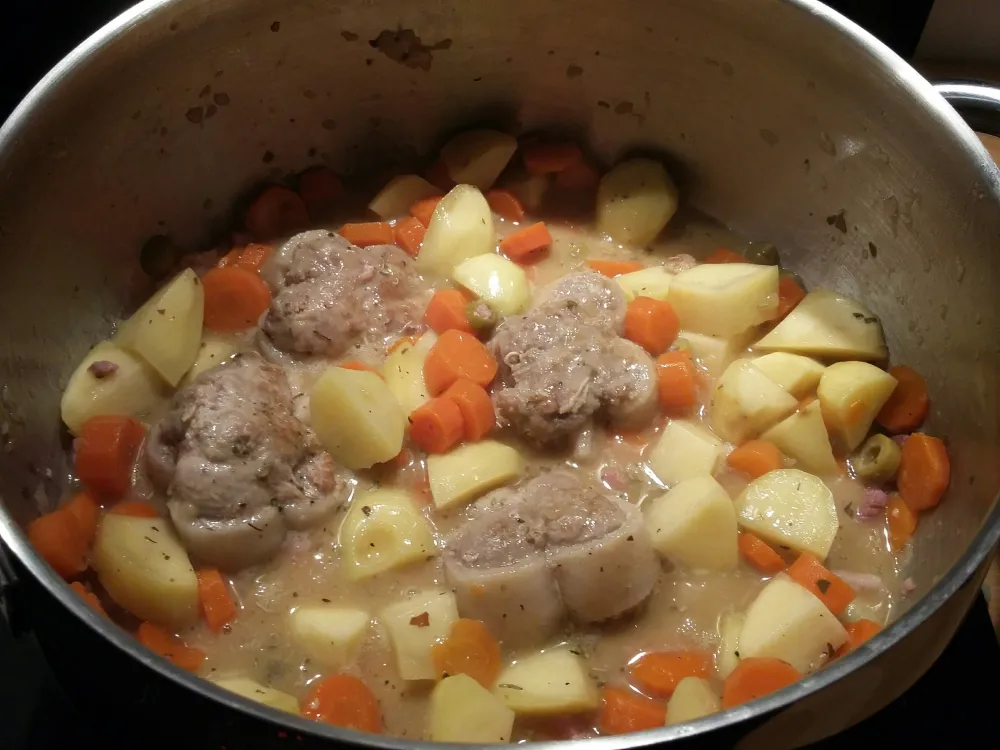 Paupiettes au vin blanc et lardons