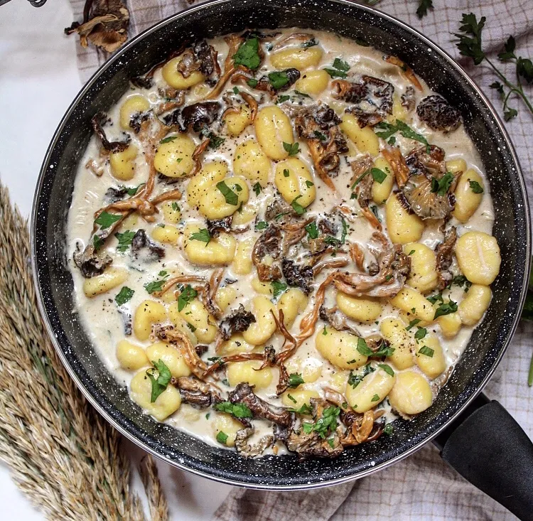 Gnocchis à la sauce forestière