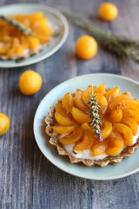 Tartelettes sans cuisson aux mirabelles