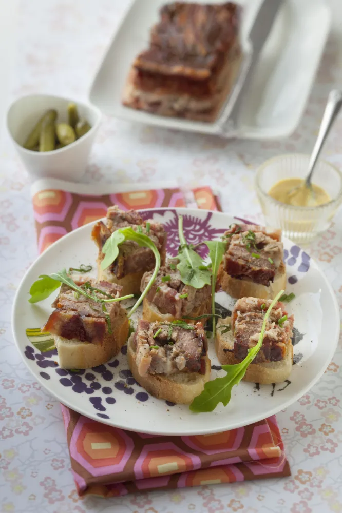 Pâté de lièvre au jambon cru et cognac