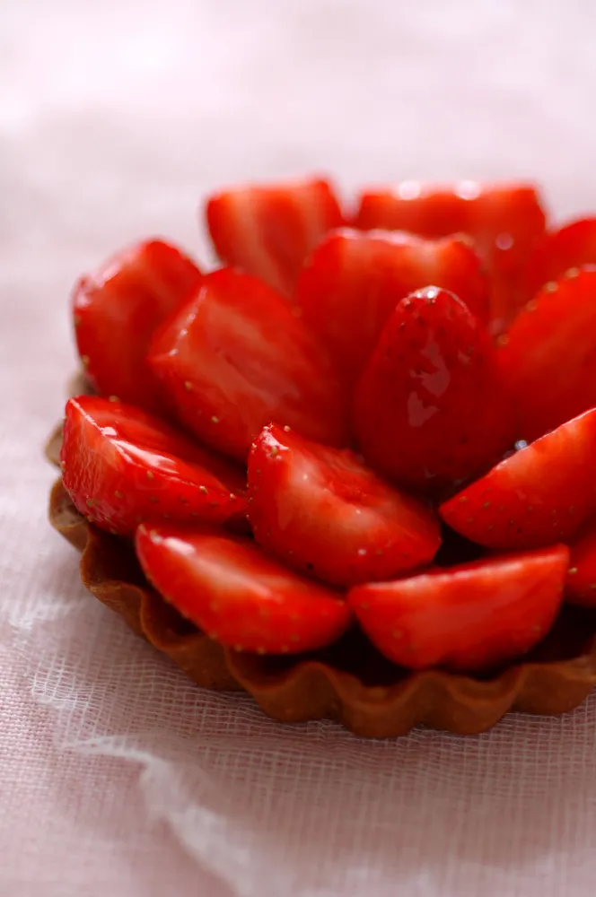 Tartelettes sablées aux fraises