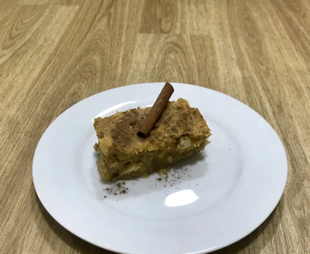 Gâteau dautomne, pommes, noix et potimarron