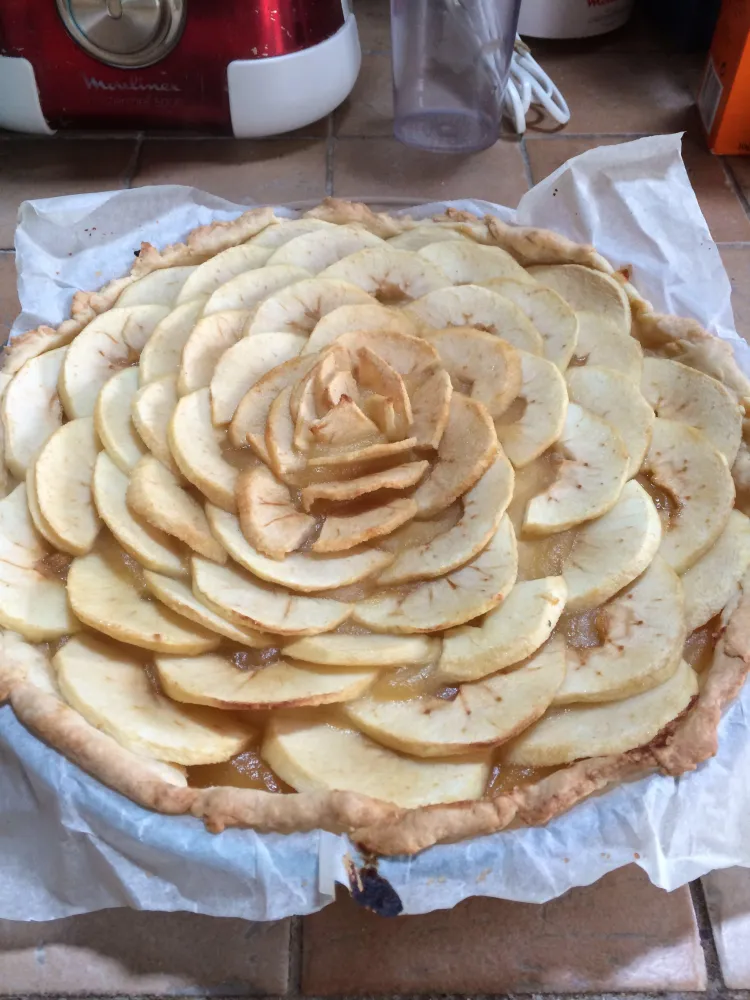 Tartelette aux cougettes poulet curry et champignons