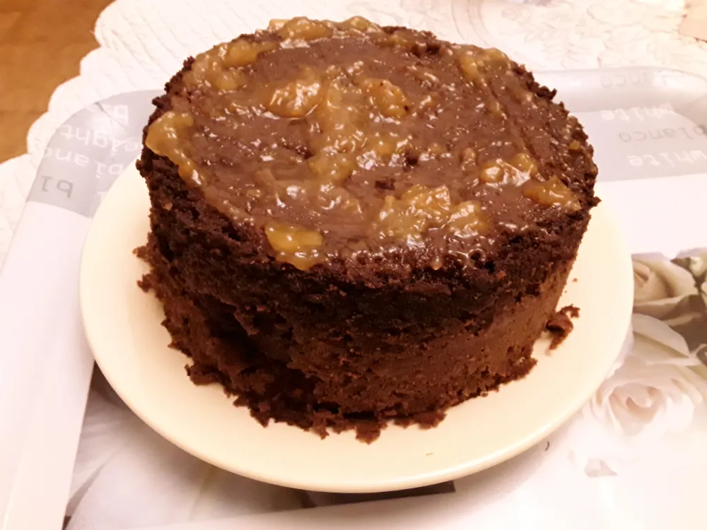 Gâteau rapide au chocolat et aux pommes