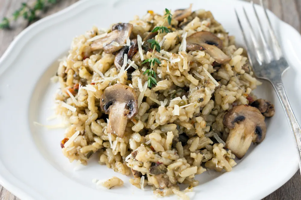 Risotto aux champignons facile