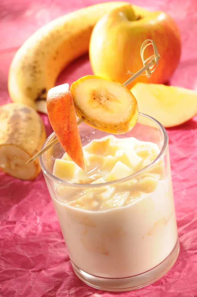 Lait pomme-banane