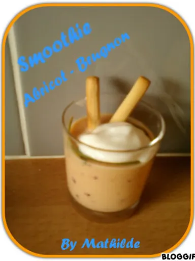 Smoothie abricot-brugnon