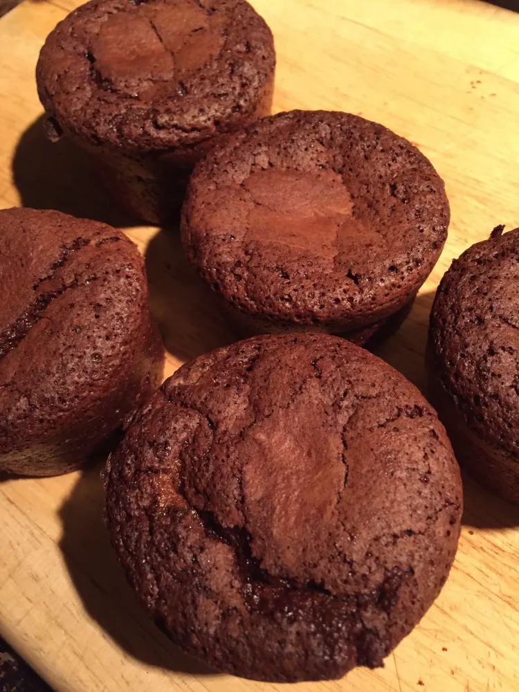 Fondant au chocolat sans gluten