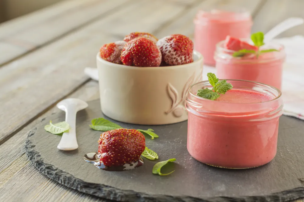 Mousse à la fraise