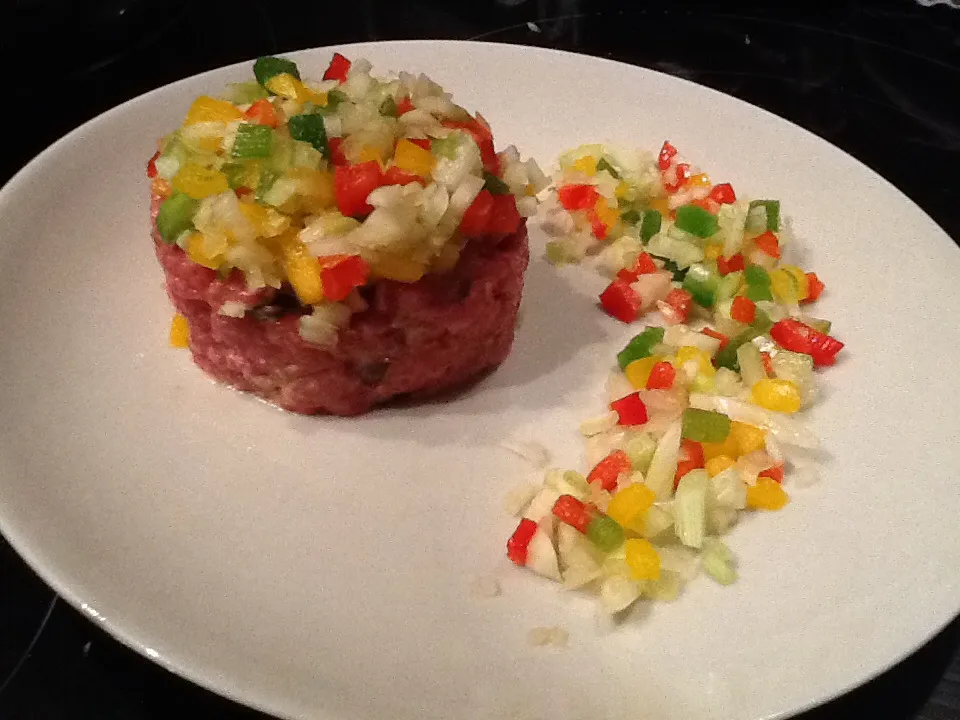 Tartare de boeuf provençal