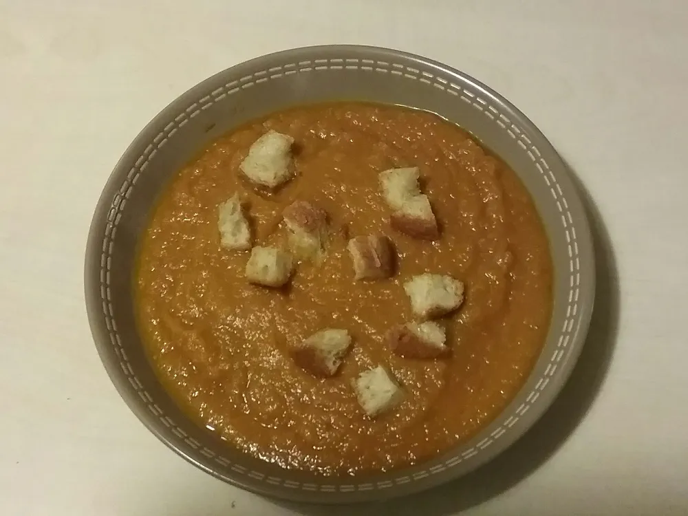 Soupe épicée à laubergine