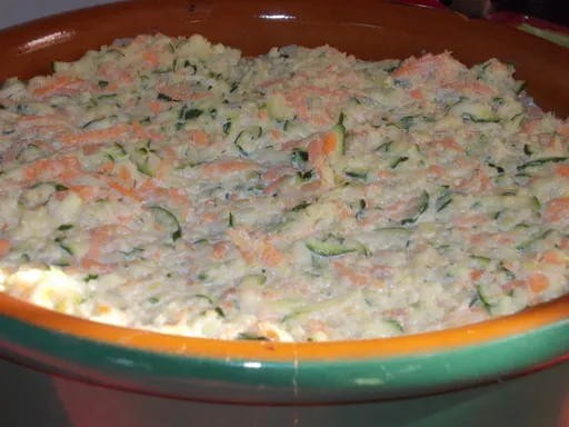Flan carottes courgettes couscous