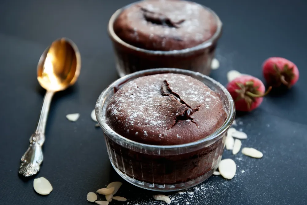 Fondant au chocolat corsé (au miel)