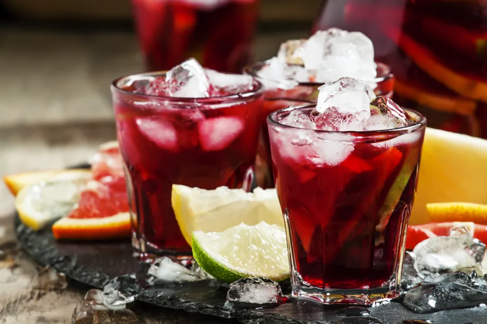 Sangria bien fruitée