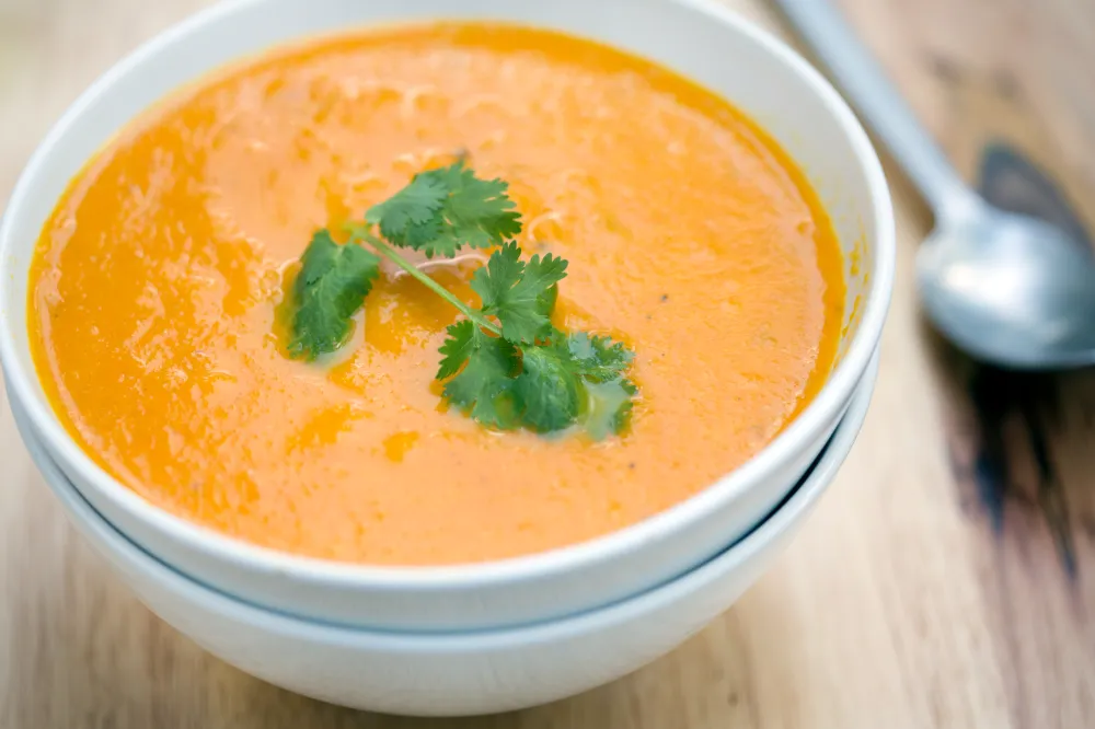 Soupe de poireaux et de carottes