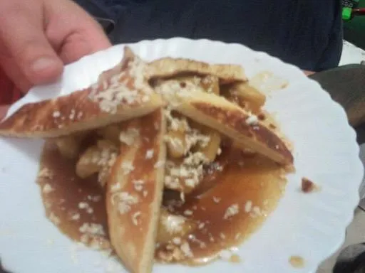 Pancakes pomme caramel