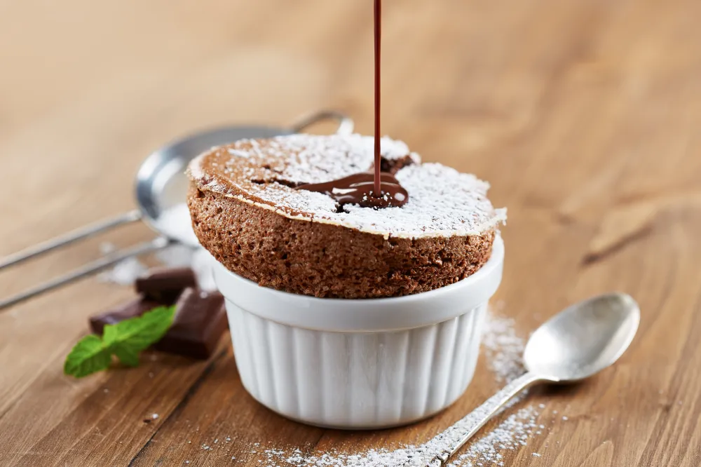 Pudding soufflé express aux marrons