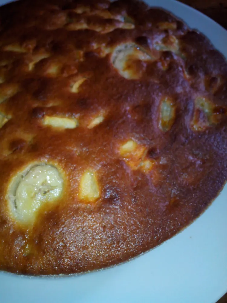 GATEAU POMMES -BANANE RAPIDE