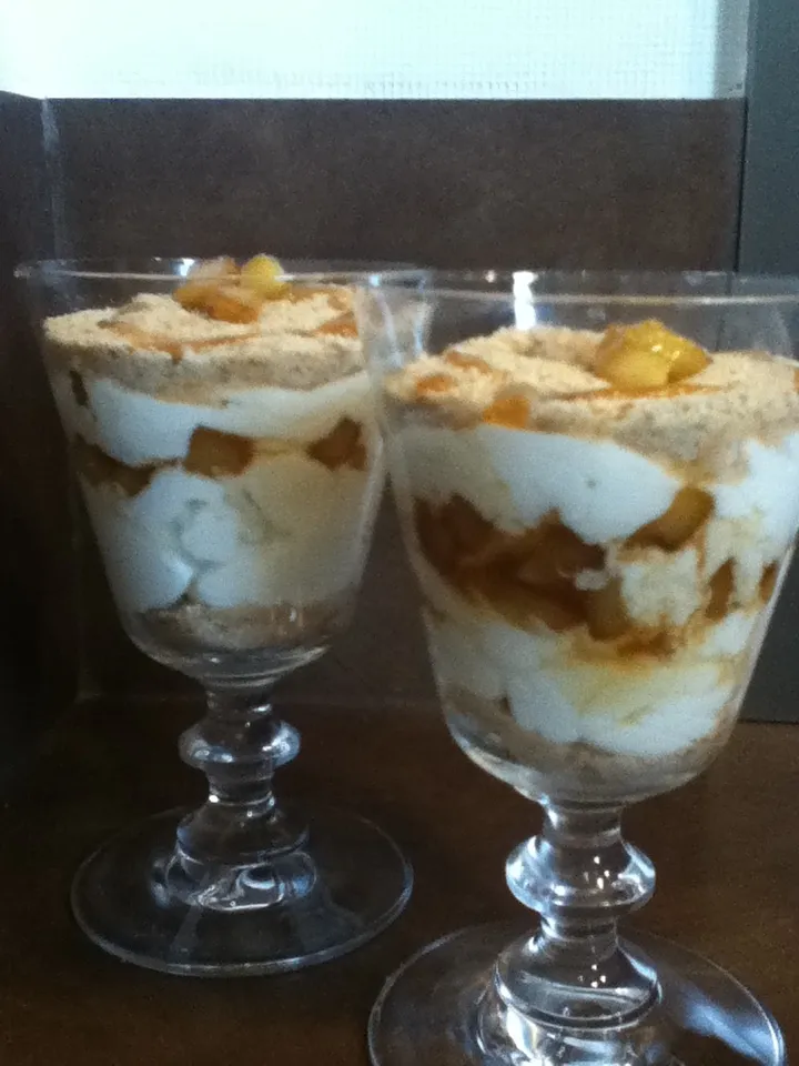 Tiramisu pomme-chantilly