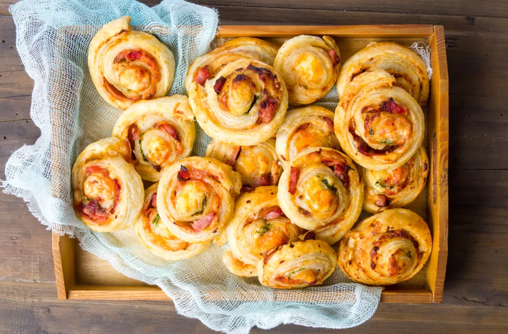 Pâtes carbonara feuilletées