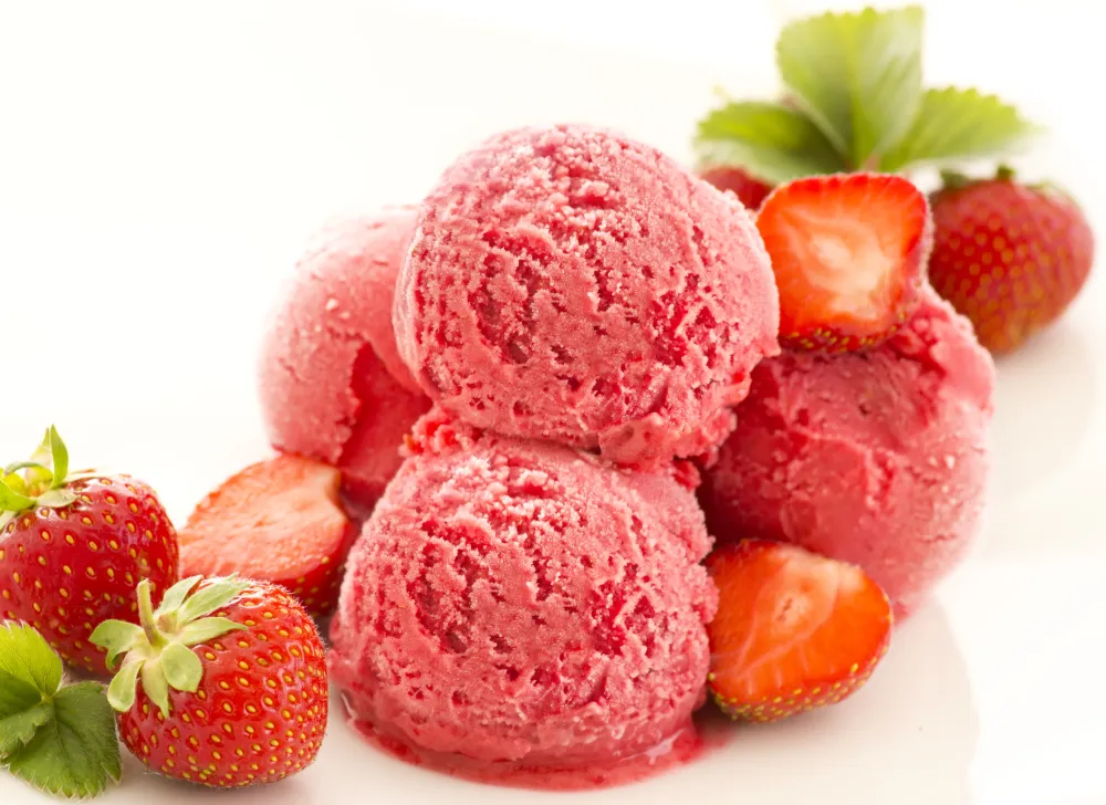 Mousse de fraise