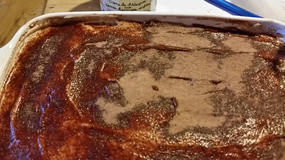 Tiramisu à la crème de marrons