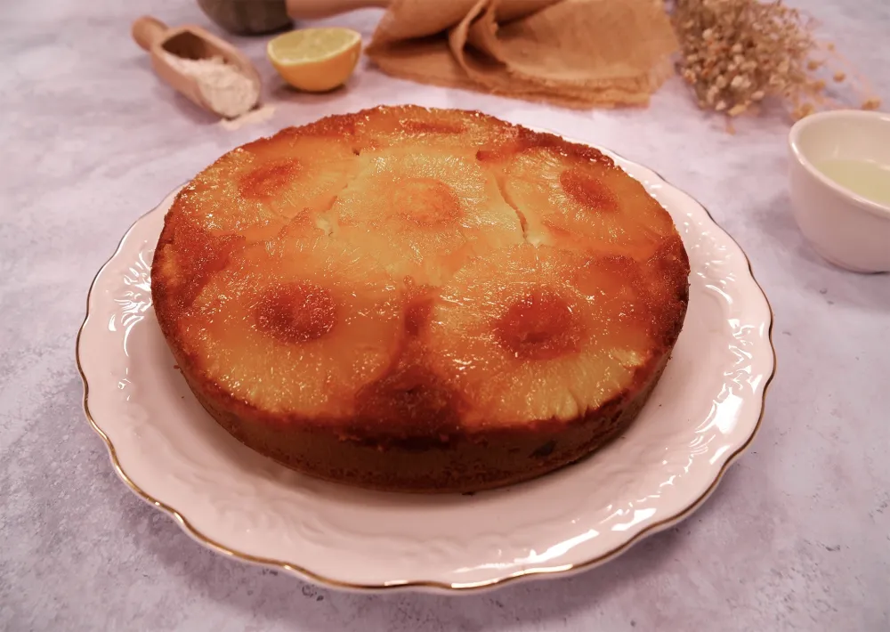 Gâteau renversé à lananas