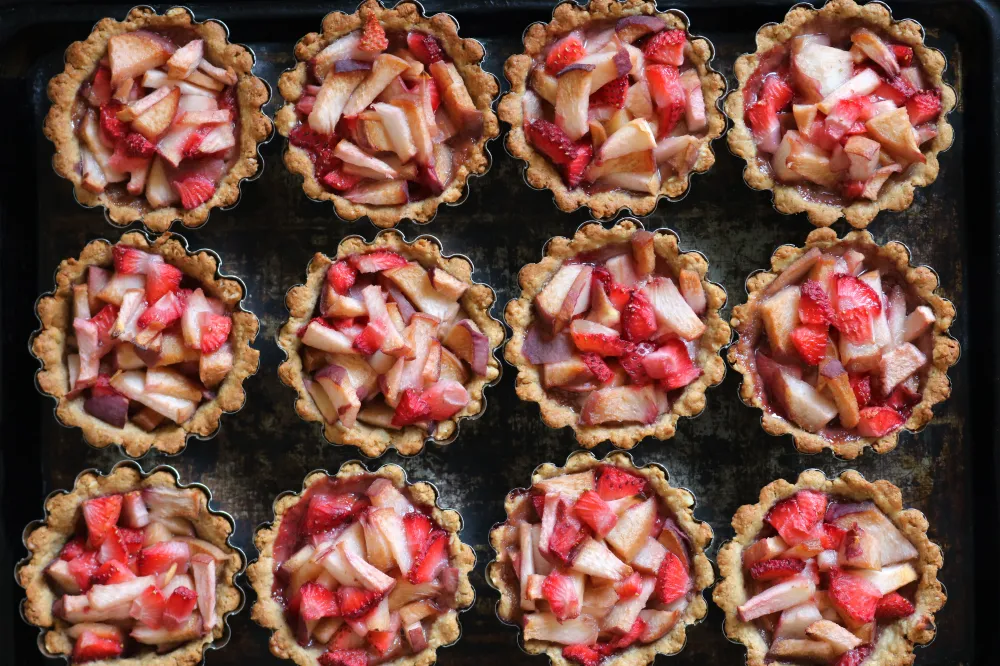 Tartelettes aux fruits de saison sans cuisson