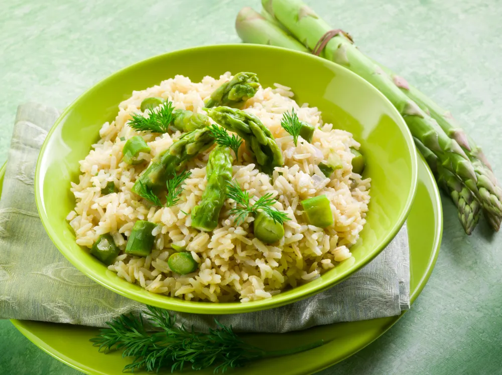 Risotto aux asperges fraîches au Monsieur Cuisine