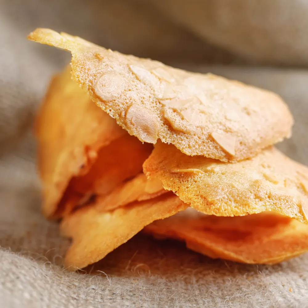 Tuiles aux amandes et à lorange