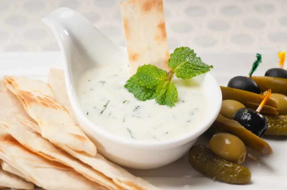 Tzatziki aux cornichons