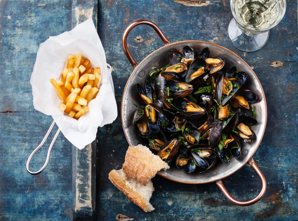 Friture de moules