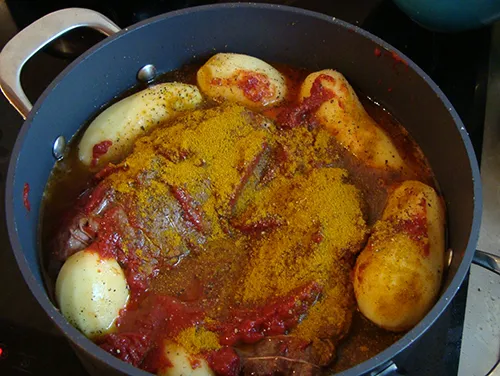 Joue de Boeuf au Curry