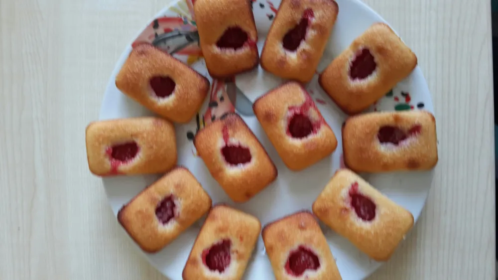 Financiers aux fraises