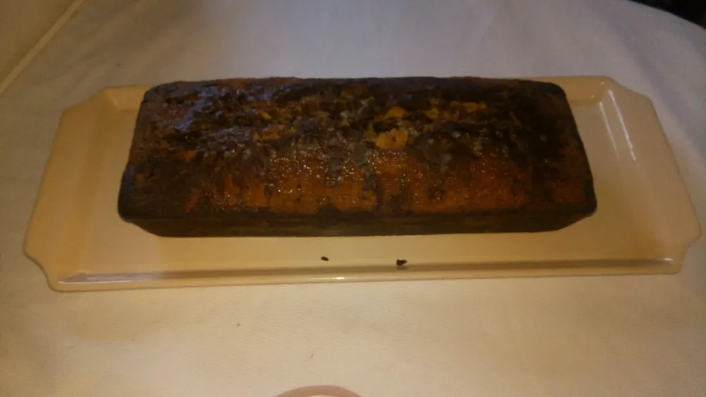 Gâteau marbré choco-banane