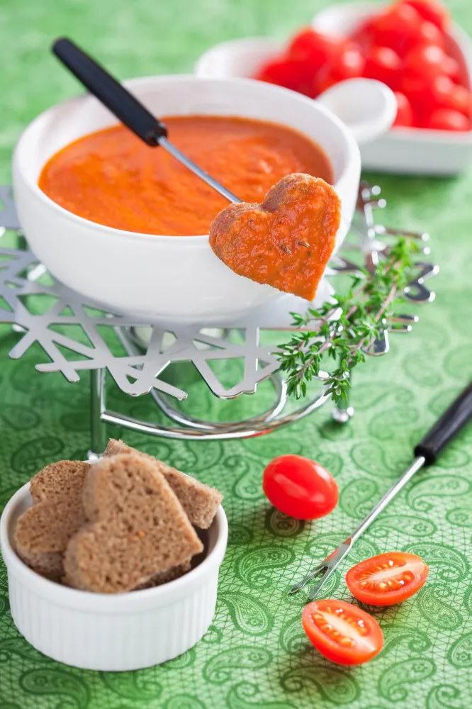 Fondue à la tomate