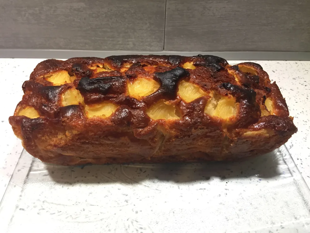 Gâteau au Yaourt à lananas et aux pommes