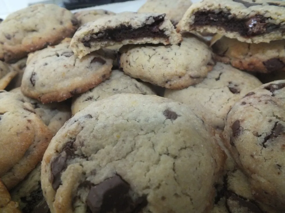 Cookies brownie heart