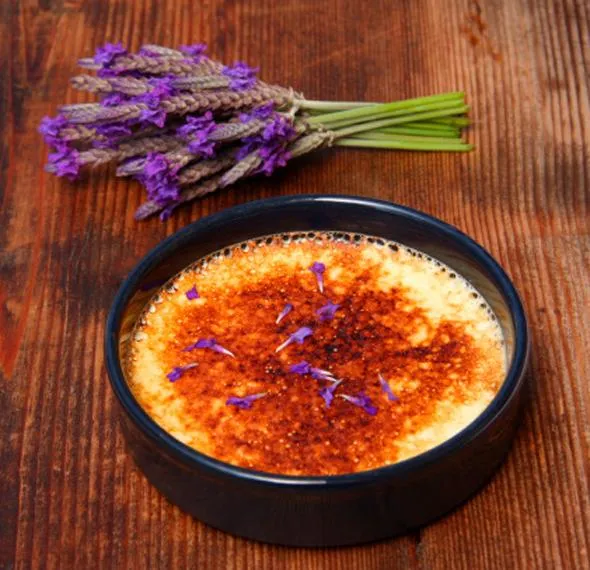 Crème brûlée à la lavande