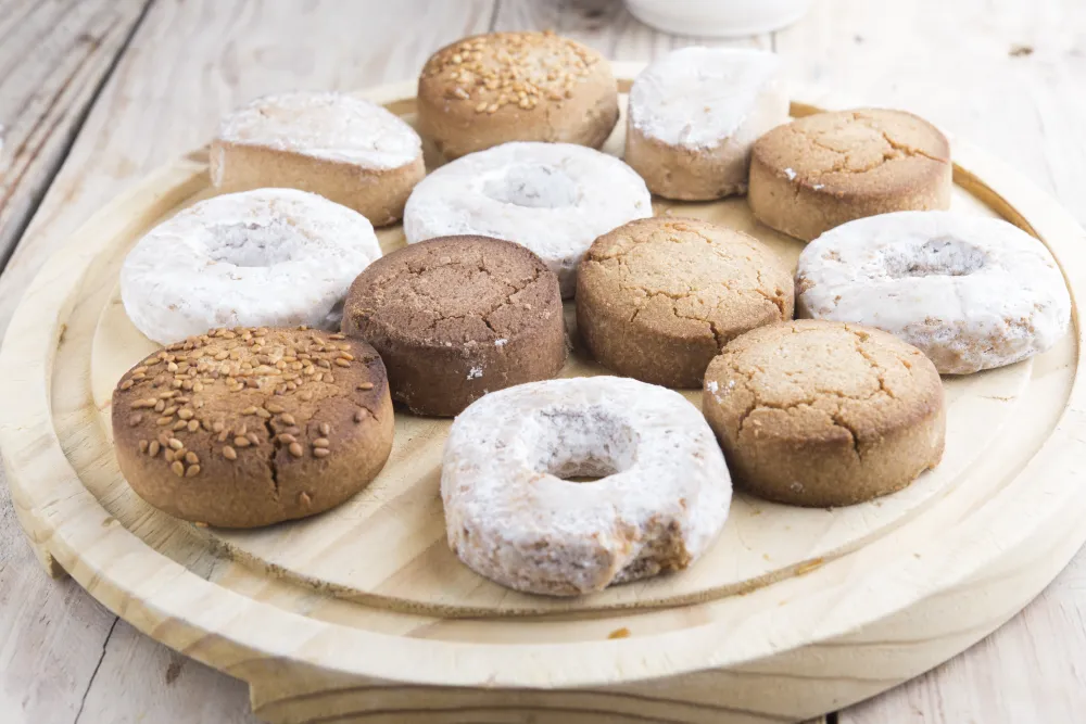 Mantecaos à la cannelle (biscuits marocains)