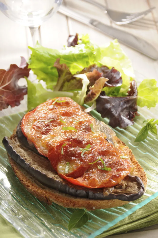 Bruschetta aux aubergines