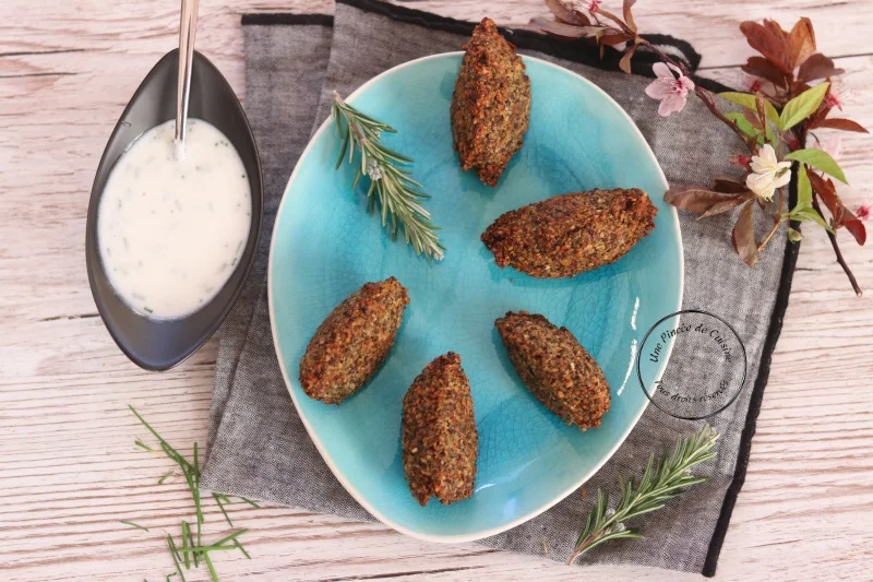 Falafels de lentilles germées