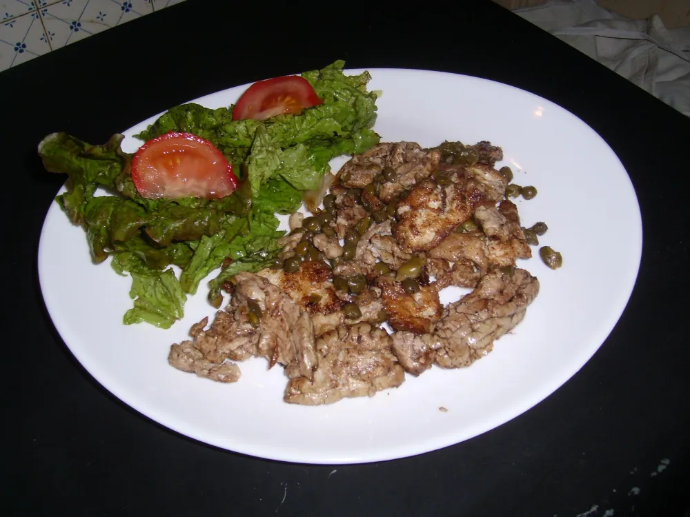 Cervelles de veau aux câpres