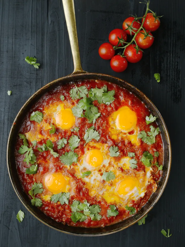 Chakchouka tomates et poivrons