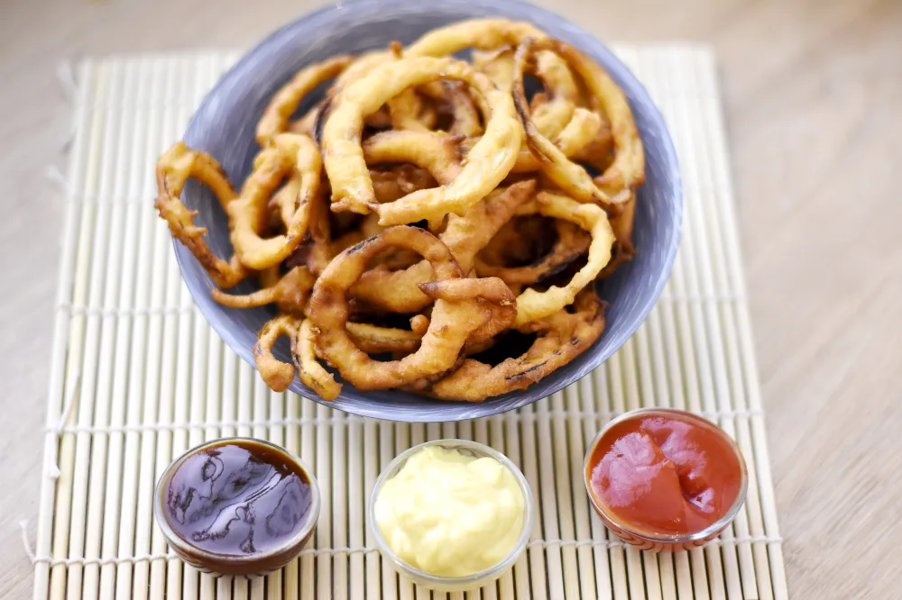 Onion rings (pâte à beignet)