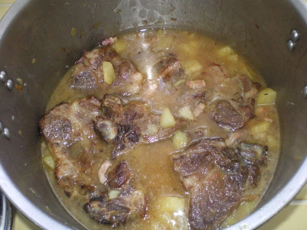 Côtes de porc en ragoût